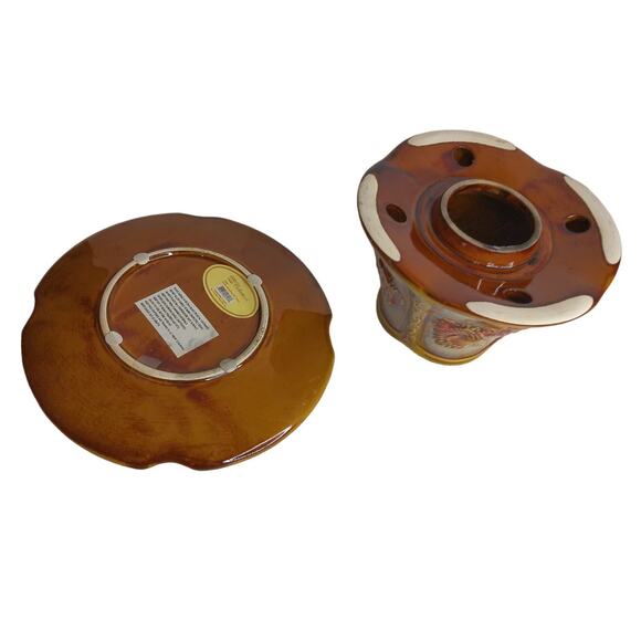 Tii Collections Candle Shade and Plate Thanksgiving Fall - Picture 5 of 7